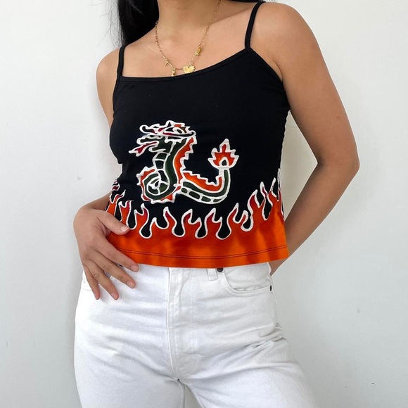 Designs by Naomi Black Dragon Cami - Small/Medium - Picture 2 of 5
